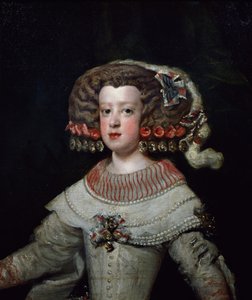 Portræt af Infanta Maria Teresa (1638-83) fremtidige dronning Marie-Therese af Frankrig